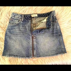 NWOT We The Free denim miniskirt